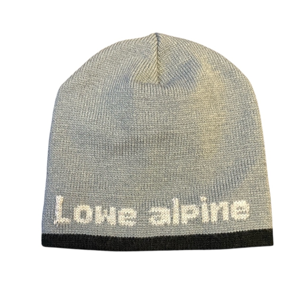 Lowe alpine Gray & Black Beanie Hat